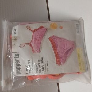 Pepperts Girls PINK VACATION BIKINI Set AGE 8 to 10Y NWT
